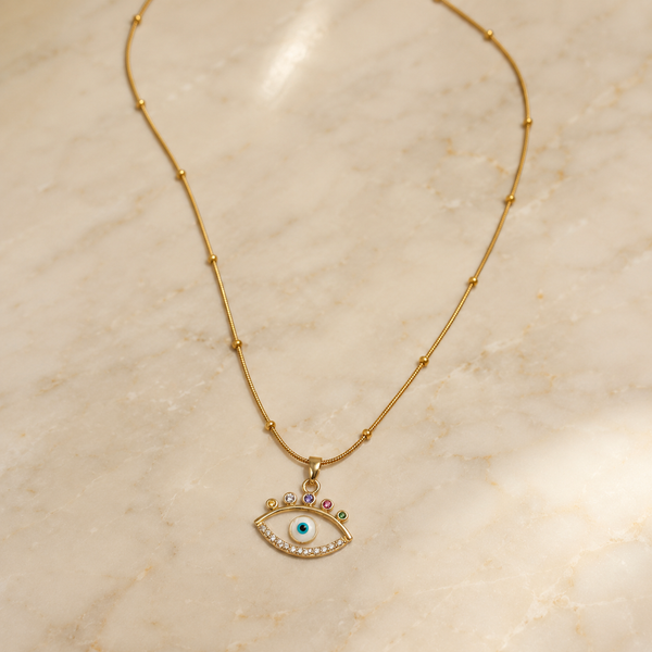 Evil Eye Charm Pendant Necklace