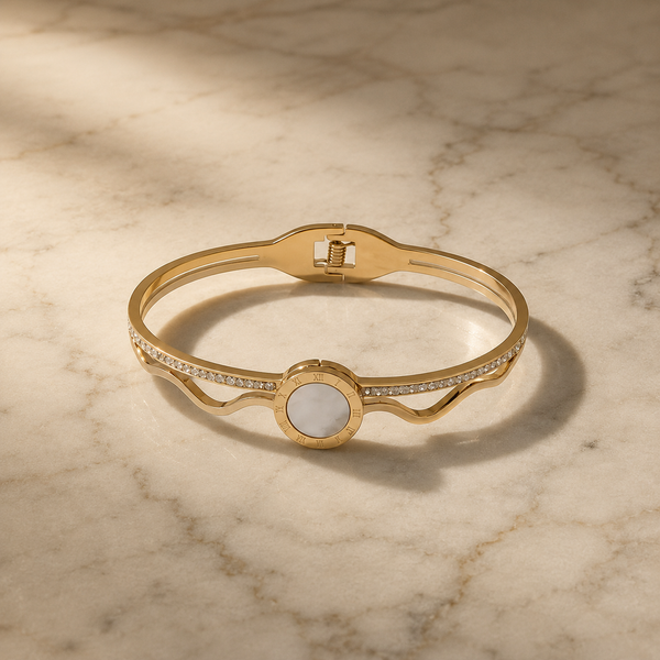 Golden Roman Dial Bracelet