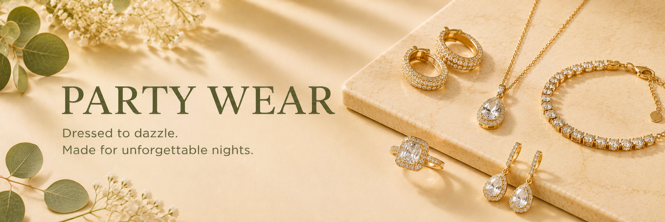 Party Wear Jewellery for Women | Glamorous Party Styles | Vervit Fashions