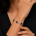 Vervit Silver Butterfly Open Cuff Bangle for Women – Anti-Tarnish 316L Stainless Steel