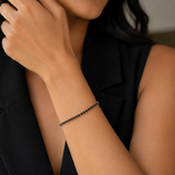 Vervit Silver Tennis Bracelet for Women – Anti-Tarnish 316L Stainless Steel with Polished Silver Finish
