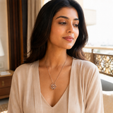 Vervit Magnetic Heart Necklace for Daily Wear – Rose Gold Finish, Single Piece