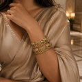 Vervit Rajsi Heritage Gold-Tone Bangle Set of 2