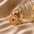 Golden Spiral Ruby Ring for Women
