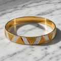 Vervit Tria Luxe Gold-Tone Bangle Set of 2
