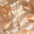 Golden Dolphin Pearl Pendant Necklace