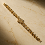 Vervit Floral Bracelet for Festive Wear – Gold Finish, Single Piece