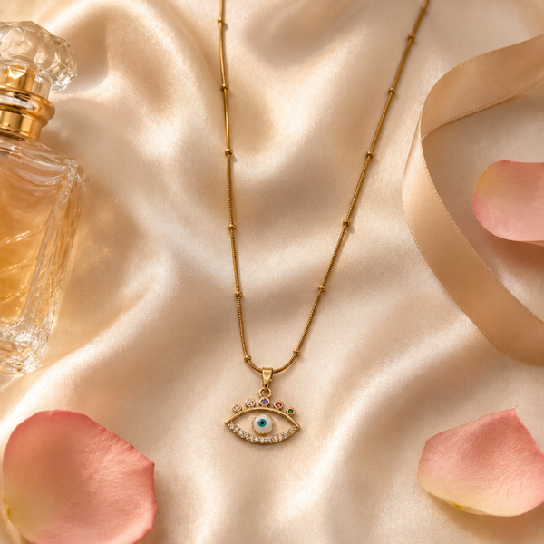 Evil Eye Charm Pendant Necklace