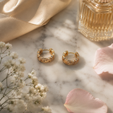 Gold Chain Hoop Earrings for Modern Occasion Styling | VERVIT