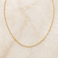 Gold-Toned Paperclip Link Chain