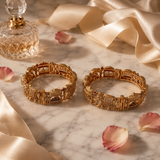 Vervit Rajsi Heritage Gold-Tone Bangle Set of 2