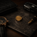 Men’s Gold-Toned Octagon Signet Ring