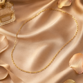 Gold-Toned Paperclip Link Chain
