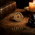 Golden Spiral Ruby Ring for Women