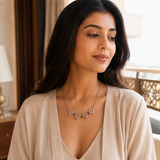 Vervit Magnetic Heart Necklace for Daily Wear – Rose Gold Finish, Single Piece