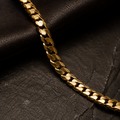 Vervit Curb Chain Necklace for Daily Wear – Gold Finish, Single Piece