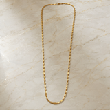 Elegant Gold-Toned Oval Link Chain