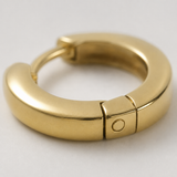 Vervit Gold Minimal Huggie Hoop Earrings for Women – 18K Gold Plated 316L Stainless Steel