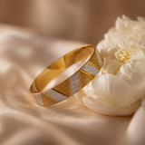 Vervit Tria Luxe Gold-Tone Bangle Set of 2