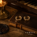 Gold Chain Hoop Earrings for Modern Occasion Styling | VERVIT