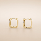 Vervit Gold Mini Hoop Earrings for Women – 18K Gold-Plated 316L Stainless Steel