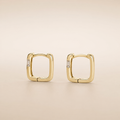 Vervit Gold Mini Hoop Earrings for Women – 18K Gold-Plated 316L Stainless Steel