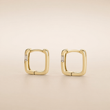 Vervit Gold Mini Hoop Earrings for Women – 18K Gold-Plated 316L Stainless Steel