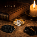 Golden Radiant Crystal Ring for Women