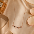 Vervit Magnetic Heart Necklace for Daily Wear – Rose Gold Finish, Single Piece