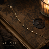 Vervit Cube Detail Bracelet for Daily Wear – Gold Finish, Single Piece
