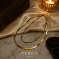 Vervit Layered Anklet for Daily Wear – Gold Finish, Single Piece