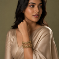 Vervit Rajsi Heritage Gold-Tone Bangle Set of 2