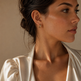 Gold Chain Hoop Earrings for Modern Occasion Styling | VERVIT