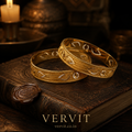 VERVIT Gold Plated Cutwork Bangle Set for Women