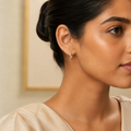 Vervit Gold Mini Hoop Earrings for Women – 18K Gold-Plated 316L Stainless Steel