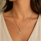 Evil Eye Charm Pendant Necklace