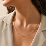 Minimal Gold-Toned Station Chain