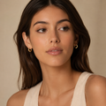 Vervit Aure Mini Gold-Tone Huggie Hoop Earrings