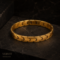 Vervit Gold Link Chain Bracelet for Men – 18K Gold Plated 316L Stainless Steel