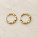 Vervit Gold Classic Hoop Earrings for Women – 18K Gold-Plated 316L Stainless Steel