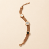 Vervit Rose Gold Minimal Disc Bracelet for Women – Anti-Tarnish 316L Stainless Steel