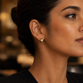 Vervit Gold-Tone Huggie Hoop Earrings for Women – Minimal Design, Pair of 2