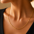 Elegant Gold-Toned Oval Link Chain