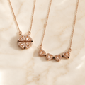 Vervit Magnetic Heart Necklace for Daily Wear – Rose Gold Finish, Single Piece