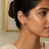 Vervit Gold Mini Hoop Earrings for Women – 18K Gold-Plated 316L Stainless Steel