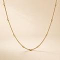 Minimal Gold-Toned Station Chain
