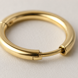 Vervit Gold Classic Hoop Earrings for Women – 18K Gold-Plated 316L Stainless Steel