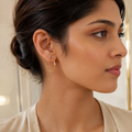 Vervit Gold Classic Hoop Earrings for Women – 18K Gold-Plated 316L Stainless Steel