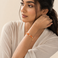 Vervit Gold Enamel Bangle for Women – 18K Gold-Plated PVD Finish, Anti-Tarnish 316L Stainless Steel