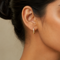 Vervit Gold Mini Hoop Earrings for Women – 18K Gold-Plated 316L Stainless Steel